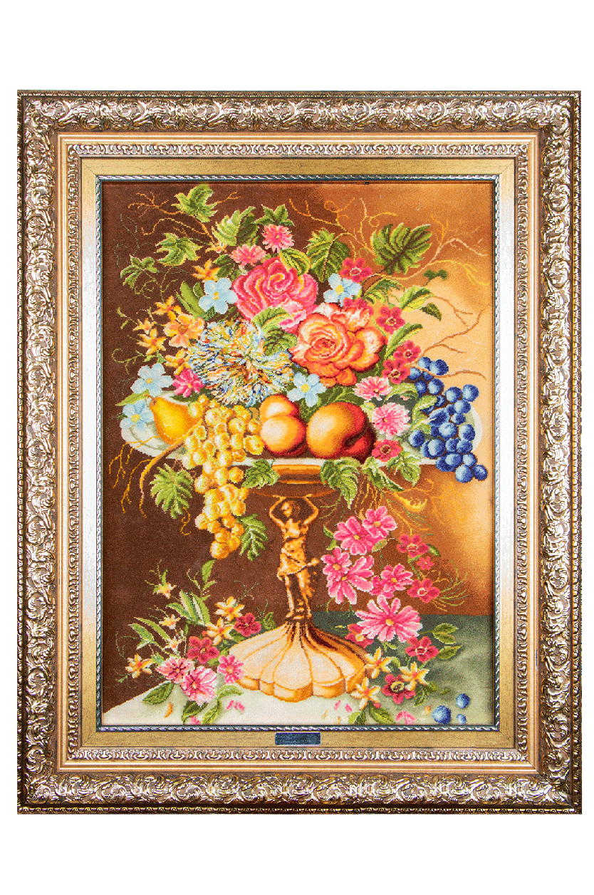 گل وگلدان سنگی