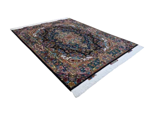 قالیچه سالاری مشکی-کله غازی چله و حاشیه ابریشم