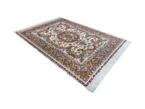 قالیچه طرح صبا کرم-مسی چله و حاشیه ابریشم