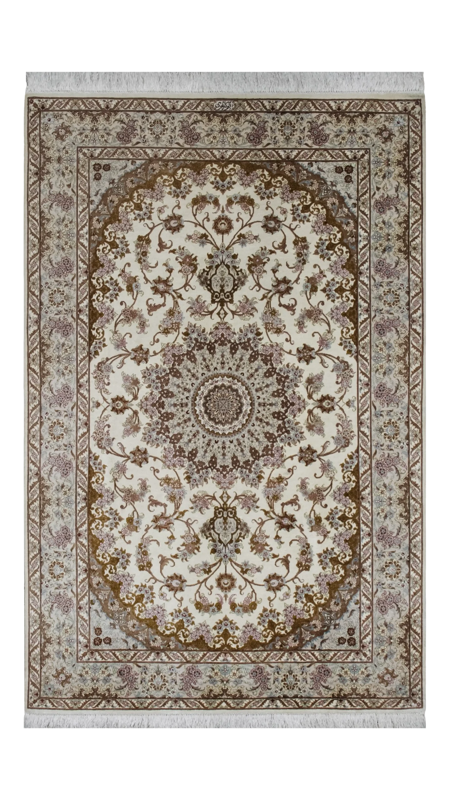 قالیچه ۳ متری ابریشم قم - 32803