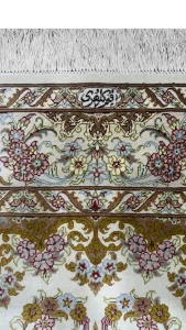 قالیچه ۳ متری ابریشم قم - 32803