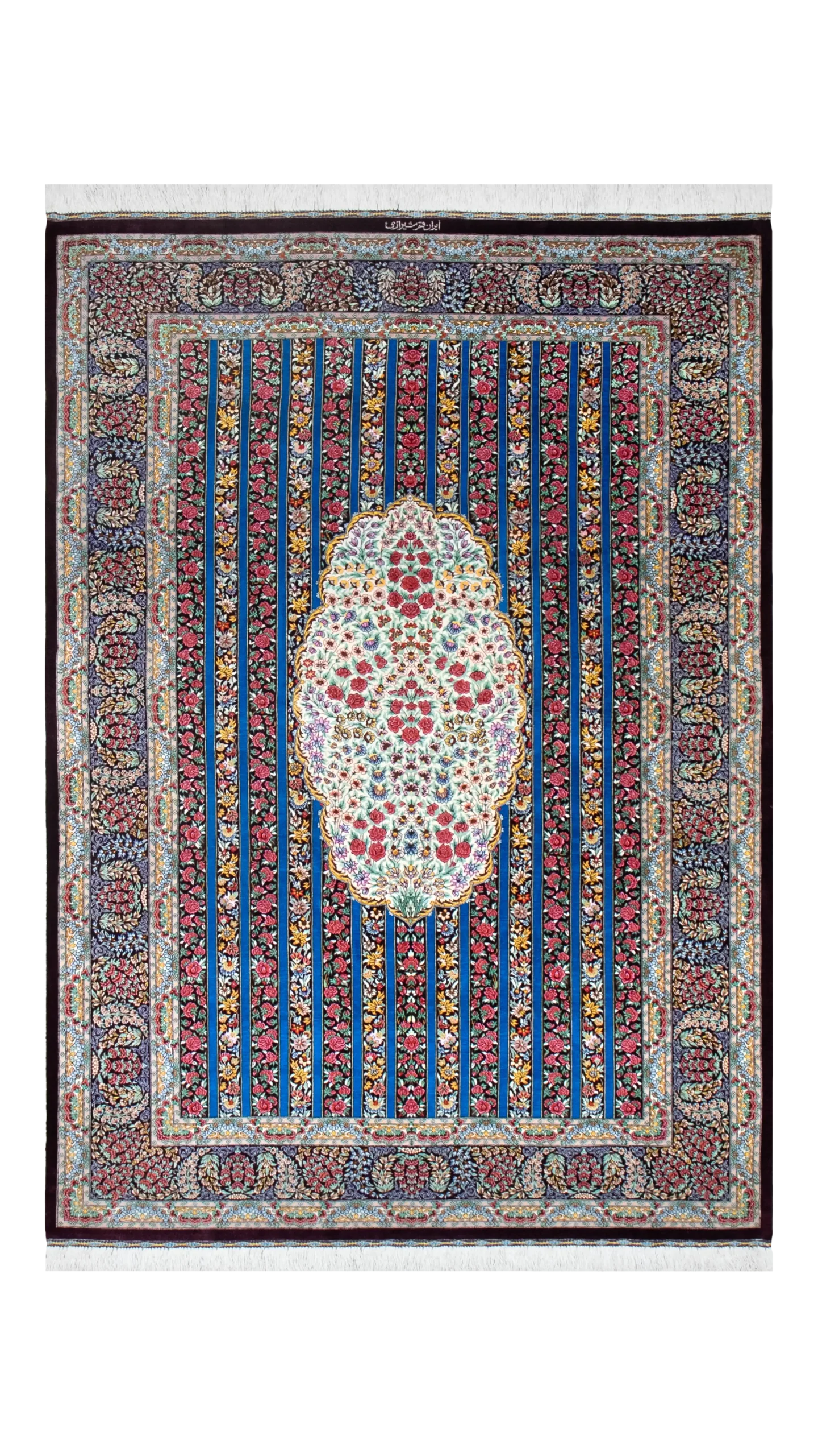 قالیچه ۳ متری ابریشم قم - 52824
