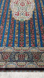 قالیچه ۳ متری ابریشم قم - 52824