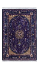 قالیچه ۳ متری ابریشم قم - 52992