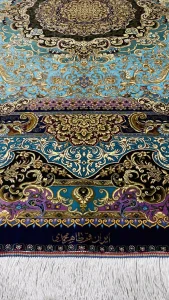 ۲×۲ مربع - تمام ابریشم قم ۴۰