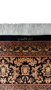 ۲×۲ مربع - تمام ابریشم قم ۴۳