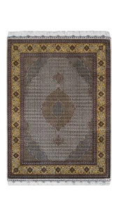 قالیچه ۳ متری ابریشم تبریز - 56841