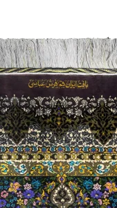 فرش ۴×۴ مربع دستبافت ابریشم - 58163