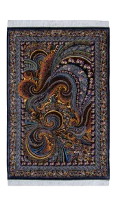 قالیچه ۳ متری دستبافت ابریشم  - 59075