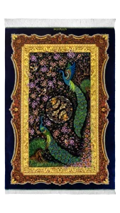 فرش زرع ونیم ابریشم - 62070