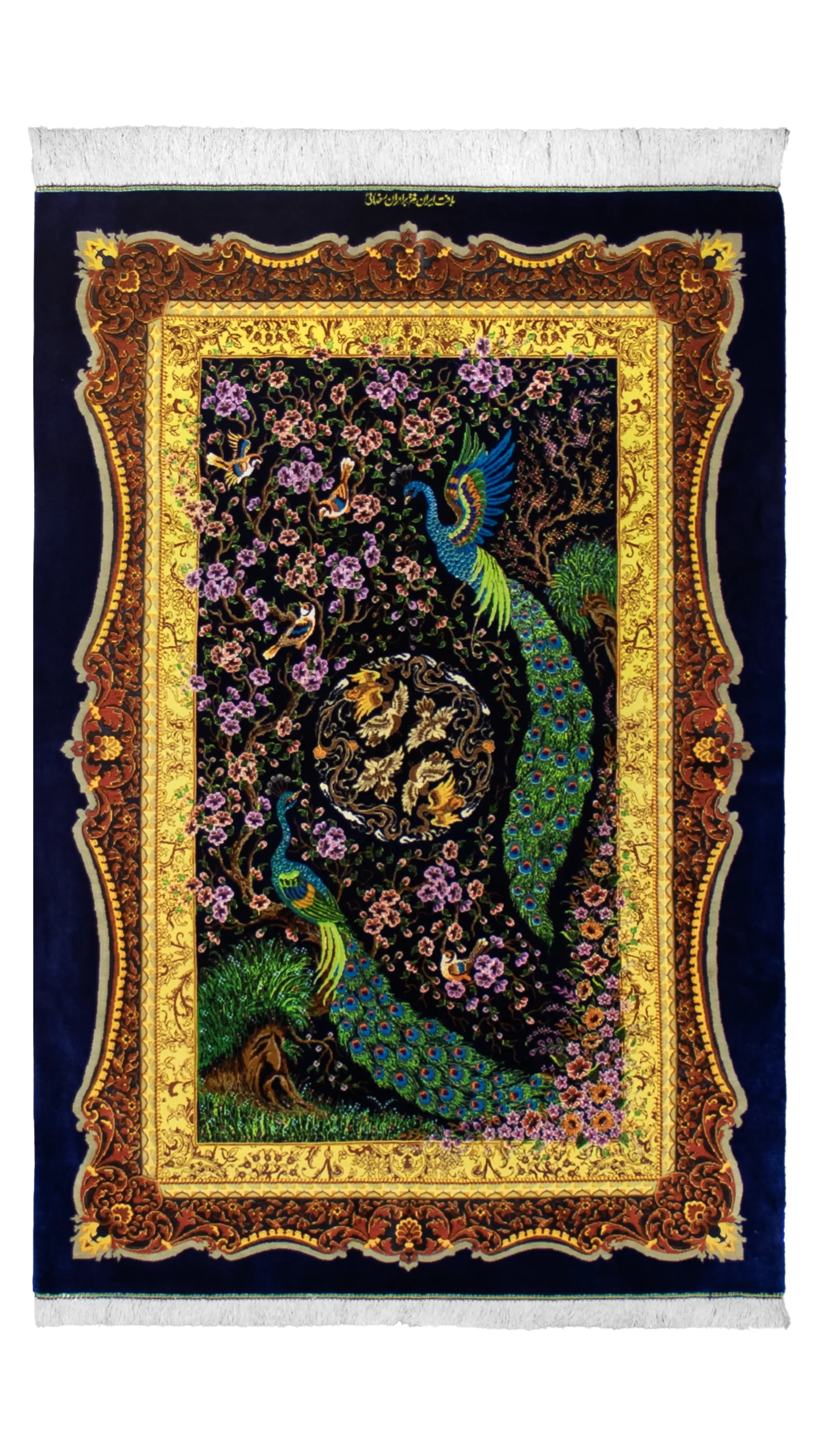 فرش زرع ونیم ابریشم - 62070