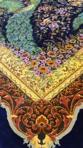 فرش زرع ونیم ابریشم - 62070