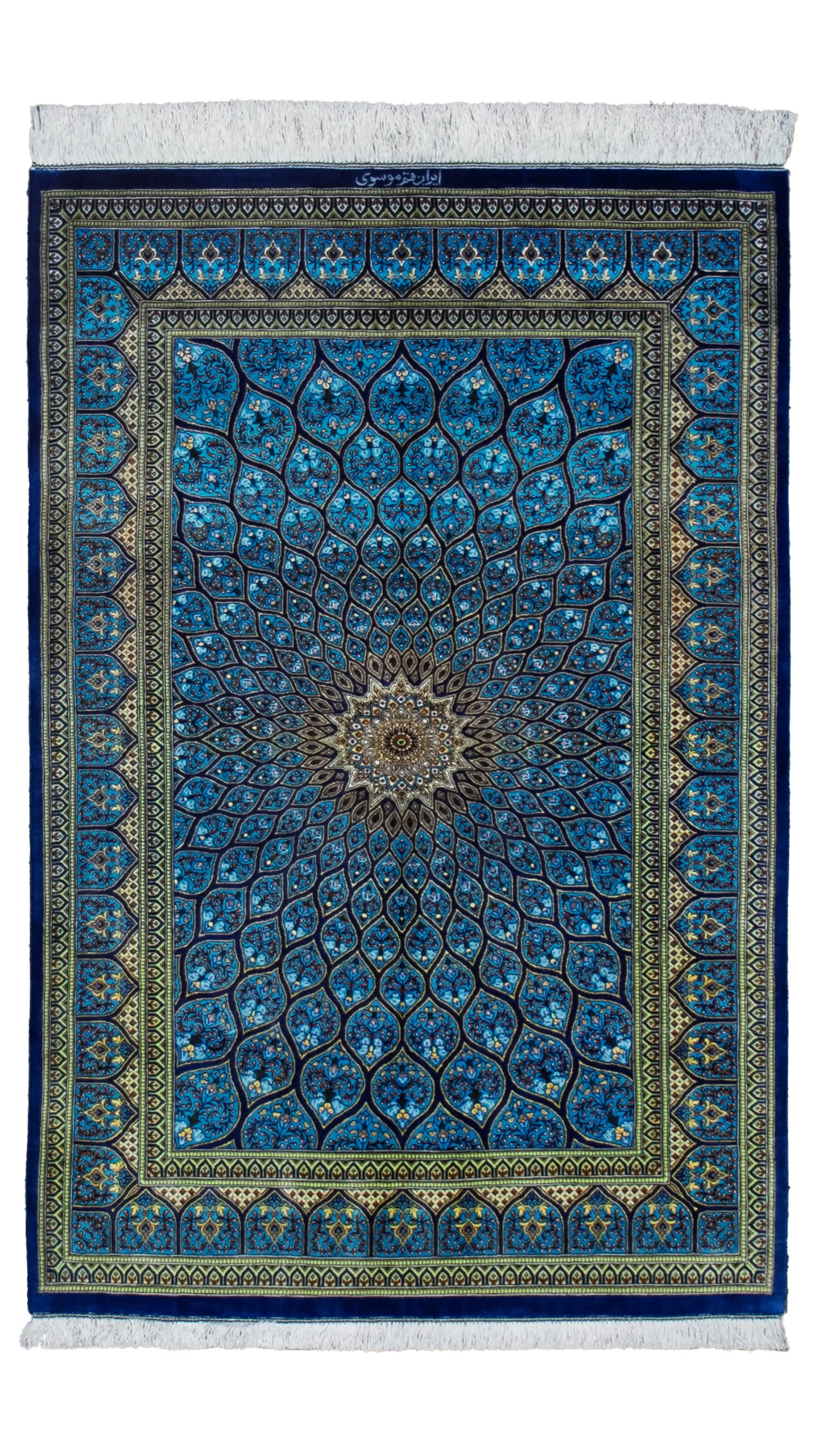 فرش زرع و نیم ابریشم - 62129