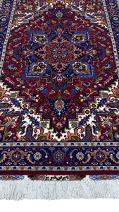 فرش ذرع و نیم ابریشم -  60608
