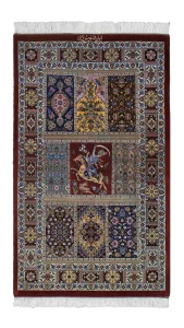 فرش زرع و نیم ابریشم -  62173