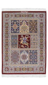 فرش زرع و نیم ابریشم -  62174