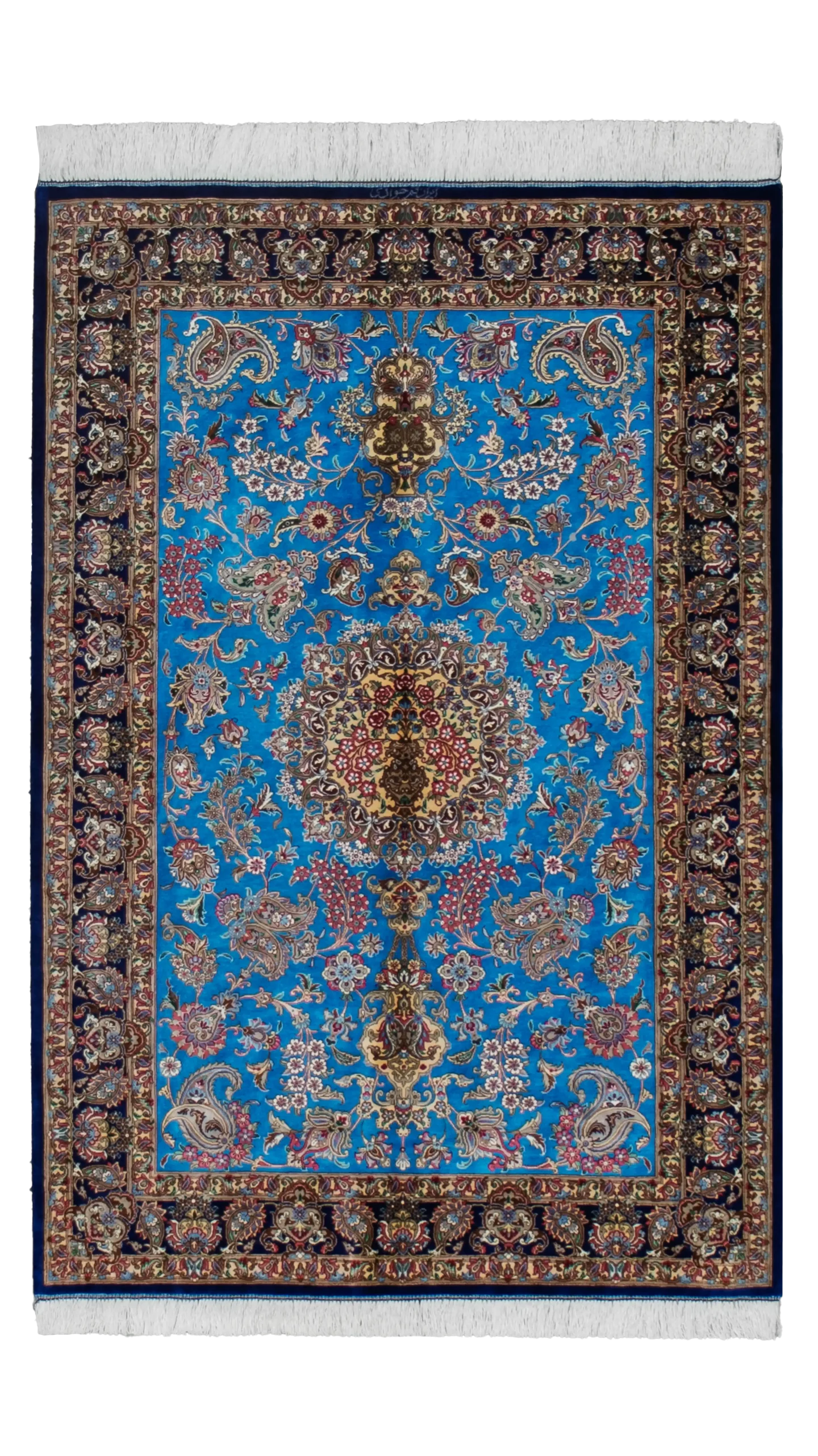 فرش زرع و نیم ابریشم -  62502