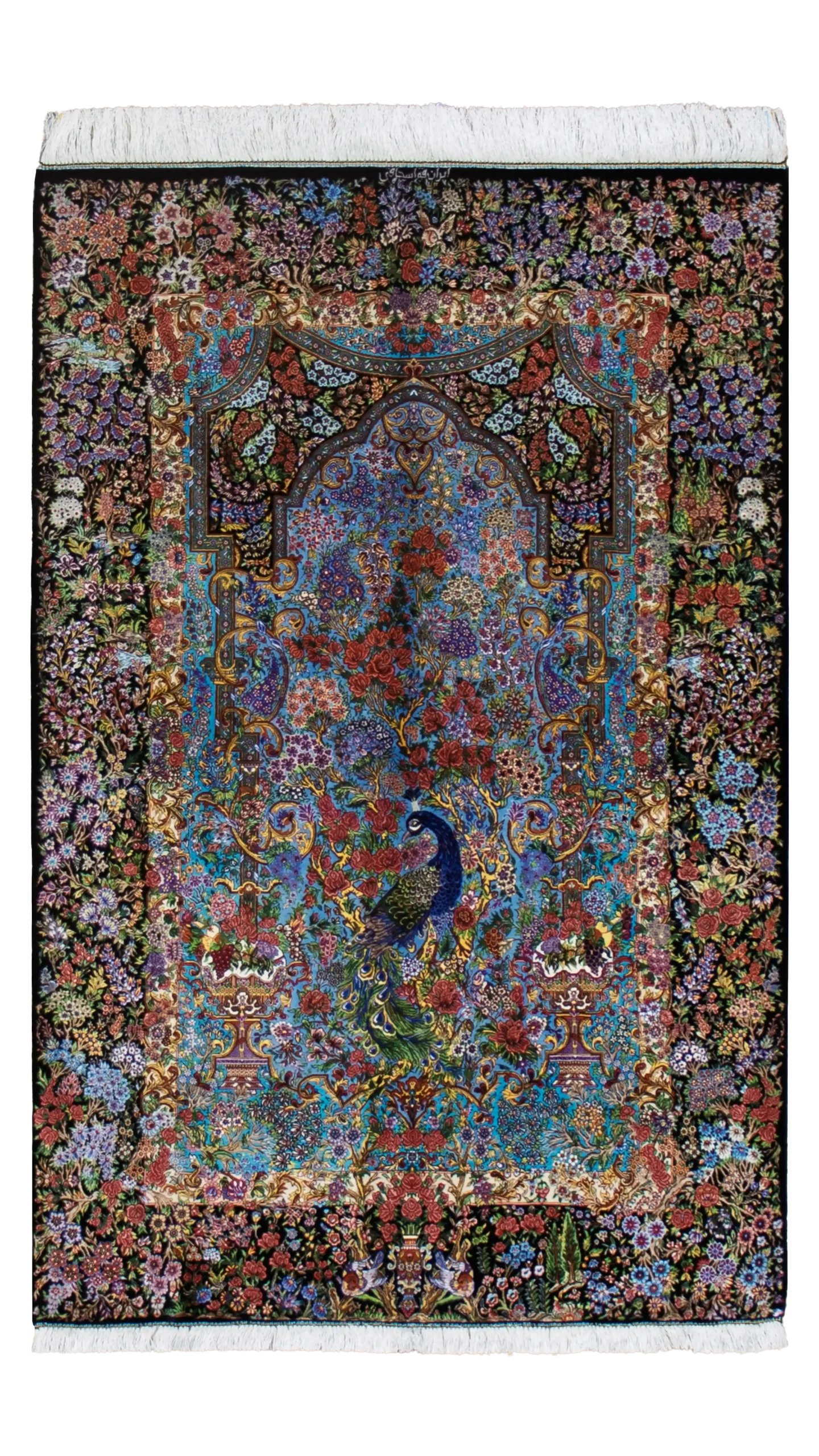 فرش زرع و نیم ابریشم -  62503