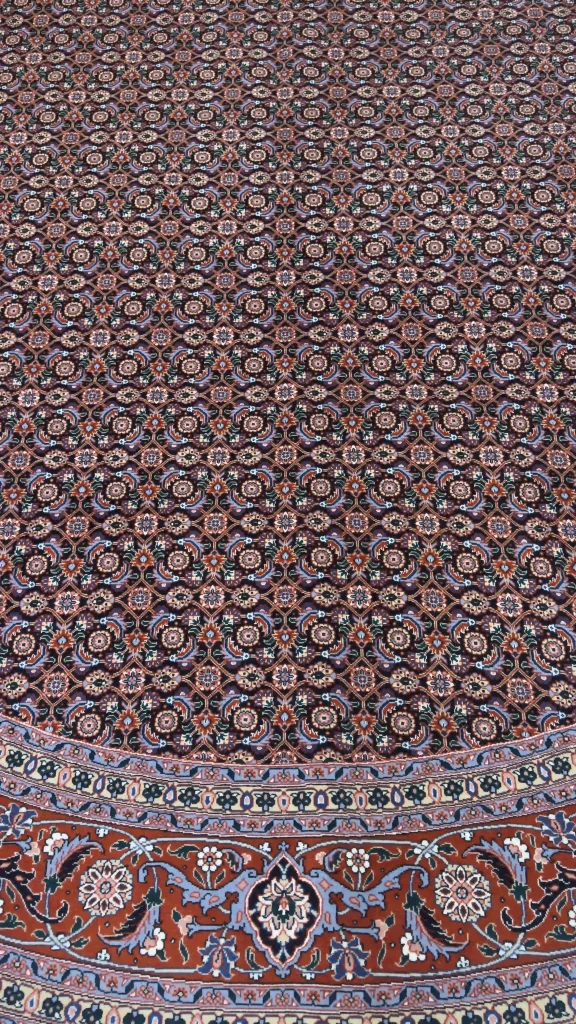 نقشه ماهی هرات فرش گرد ابریشم ۶۲۶۴۹