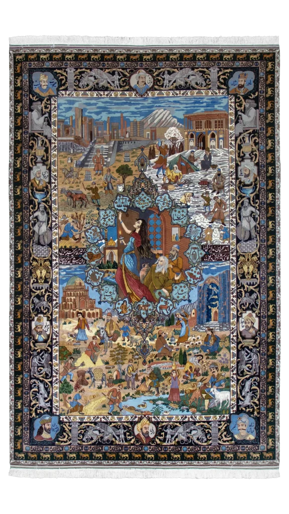فرش آثار و مشاهیر الوان