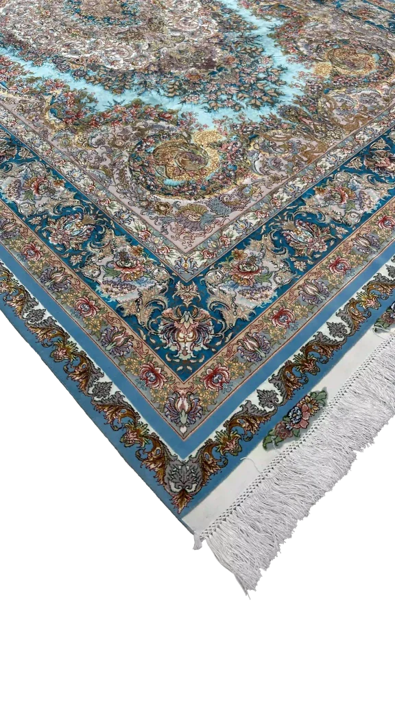 جزئیات بافت و نقشه موج مهر فیروزه ای کله غازی کد ۶۲۷۱۰