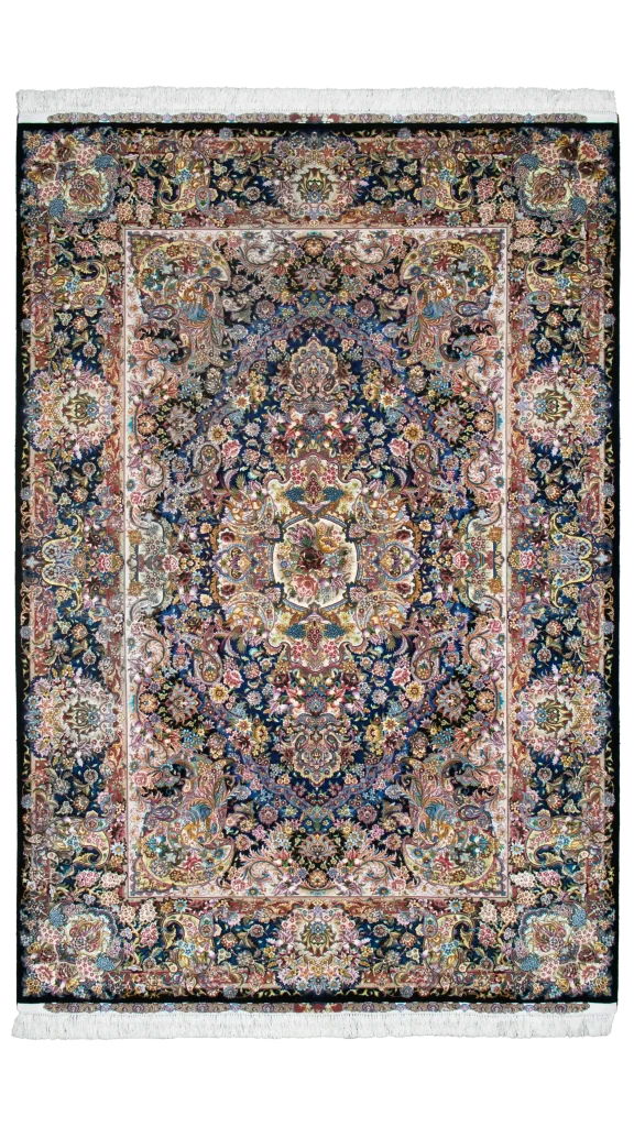 فرش سالاری مشکی سرمه ای