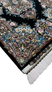 جزئیات نقشه سالاری فرش ذرع و نیم چله و حاشیه ابریشم ۵۶۸۳۱