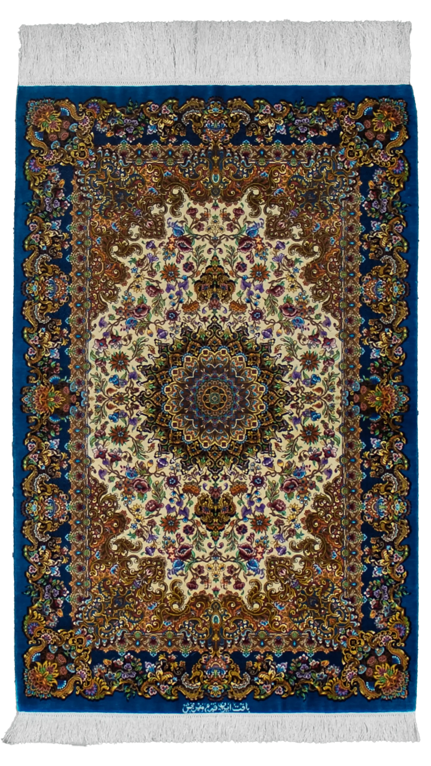 فرش ذرع چارک تمام ابریشم