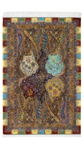 فرش کاشی زاده چهار فصل الوان
