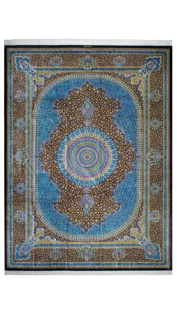 فرش طاهر محمدی فیروزه ای قهوه ای