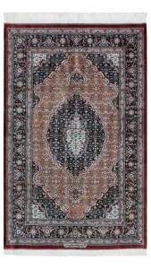 فرش ماهی مسی سرمه ای