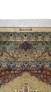 نقشه کاشی زاده ترنجی فرش مربع ۵۸۰۲۲