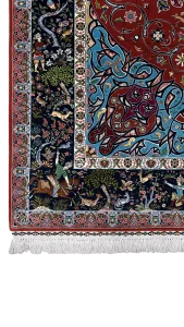 نقشه اعلاباف ترنج شکارگاه فرش ۵.۵ متری ۶۲۰۰۲