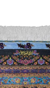 نقشه ذبیهی ترنجی فرش مربع ۴ در ۴ ۶۳۰۲۷