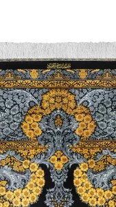 نقشه بیگدلی ترنجی کف ساده فرش ۱۲ متری ۶۳۳۸۶