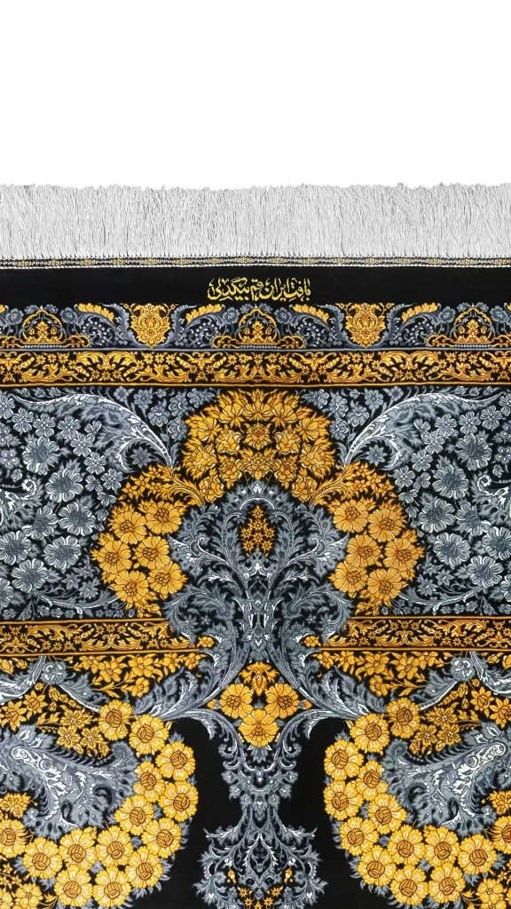 نقشه بیگدلی ترنجی کف ساده فرش ۱۲ متری ۶۳۳۸۶